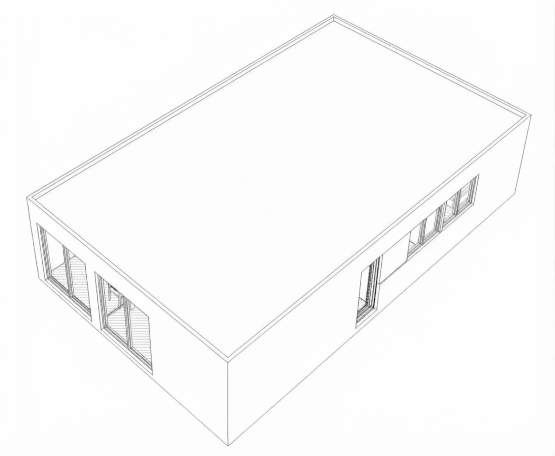 Esquema modelo 90m planta baja - CasesCaliu